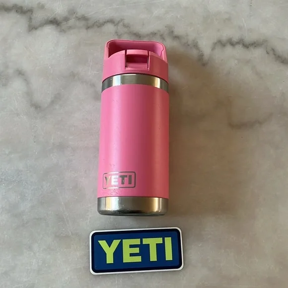 YETI RAMBLER JR. 12 OZ KIDS WATER BOTTLE PINK - Picture 3 of 16